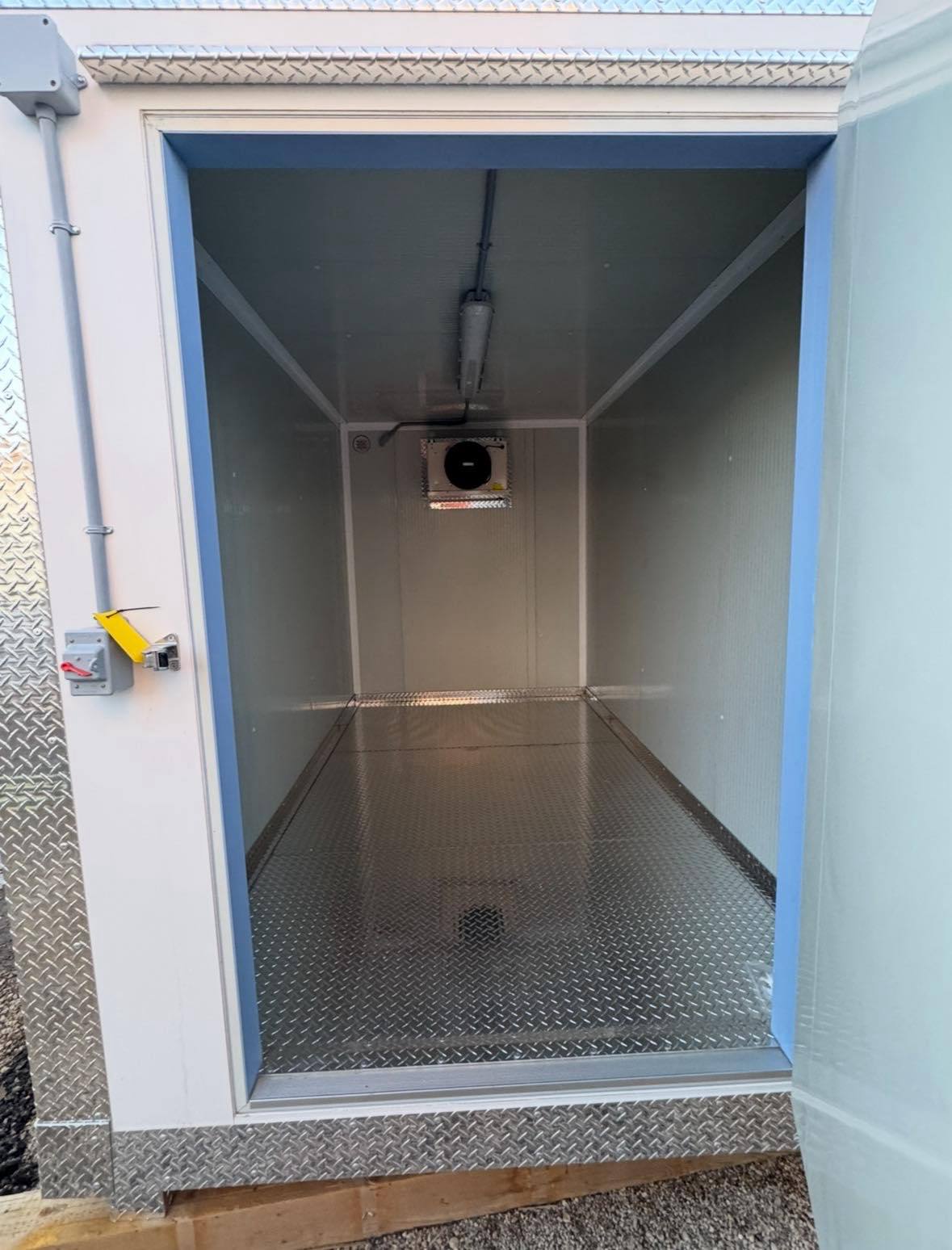 Inside a clean mobile cooler unit